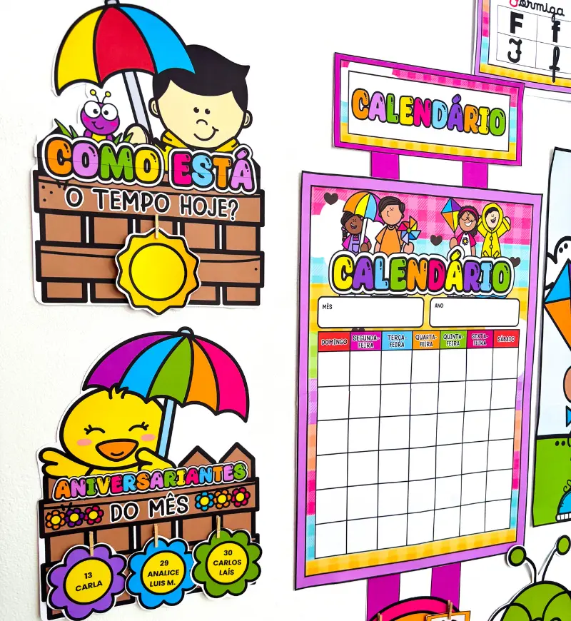 Kit Sala de Aula Jardim Encantado: Decoração e Rotina — amostra 7: Organize a rotina e valorize o ambiente de aprendizagem…