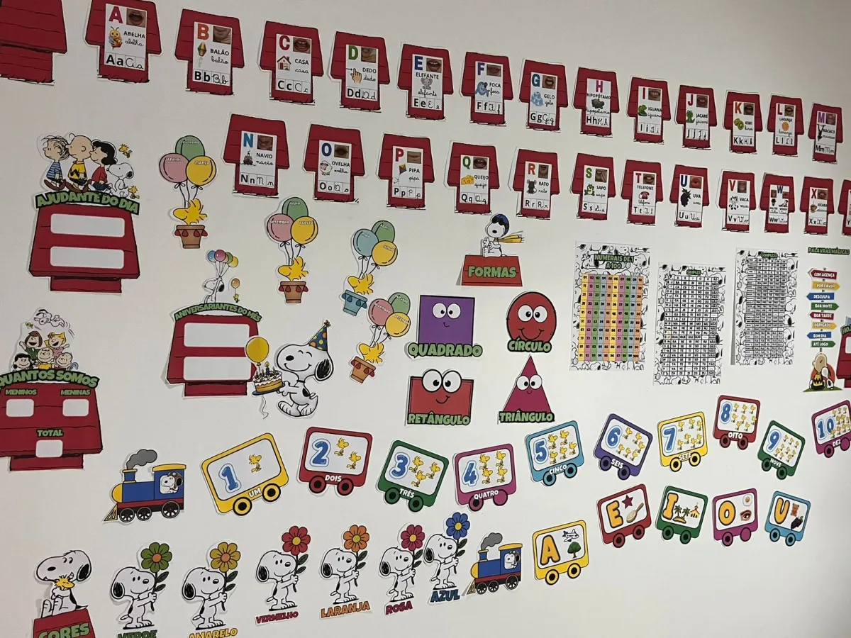 KIT SALA DE AULA – SNOOPY — Planners e organização para 1º ano: Quer começar o ano letivo com uma sala linda, organizada e…