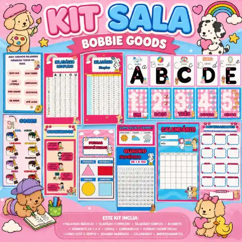Kit Sala de Aula – Tema Boobie Goods! — capa do material