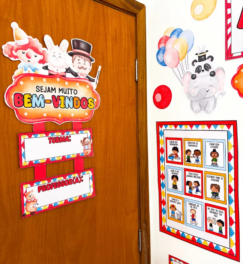 Kit Sala Educação Infantil: Circo dos Bichinhos para Imprimir — amostra 4: Para quem é indicado