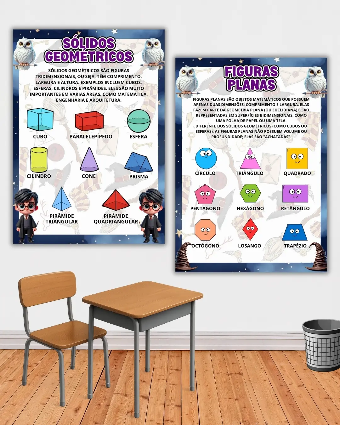 KIT SALA HARRY POTTER - ENSINO FUNDAMENTAL — amostra 2: Nosso Kit de Painéis Pedagógicos traz todo o conteúdo essencial do…