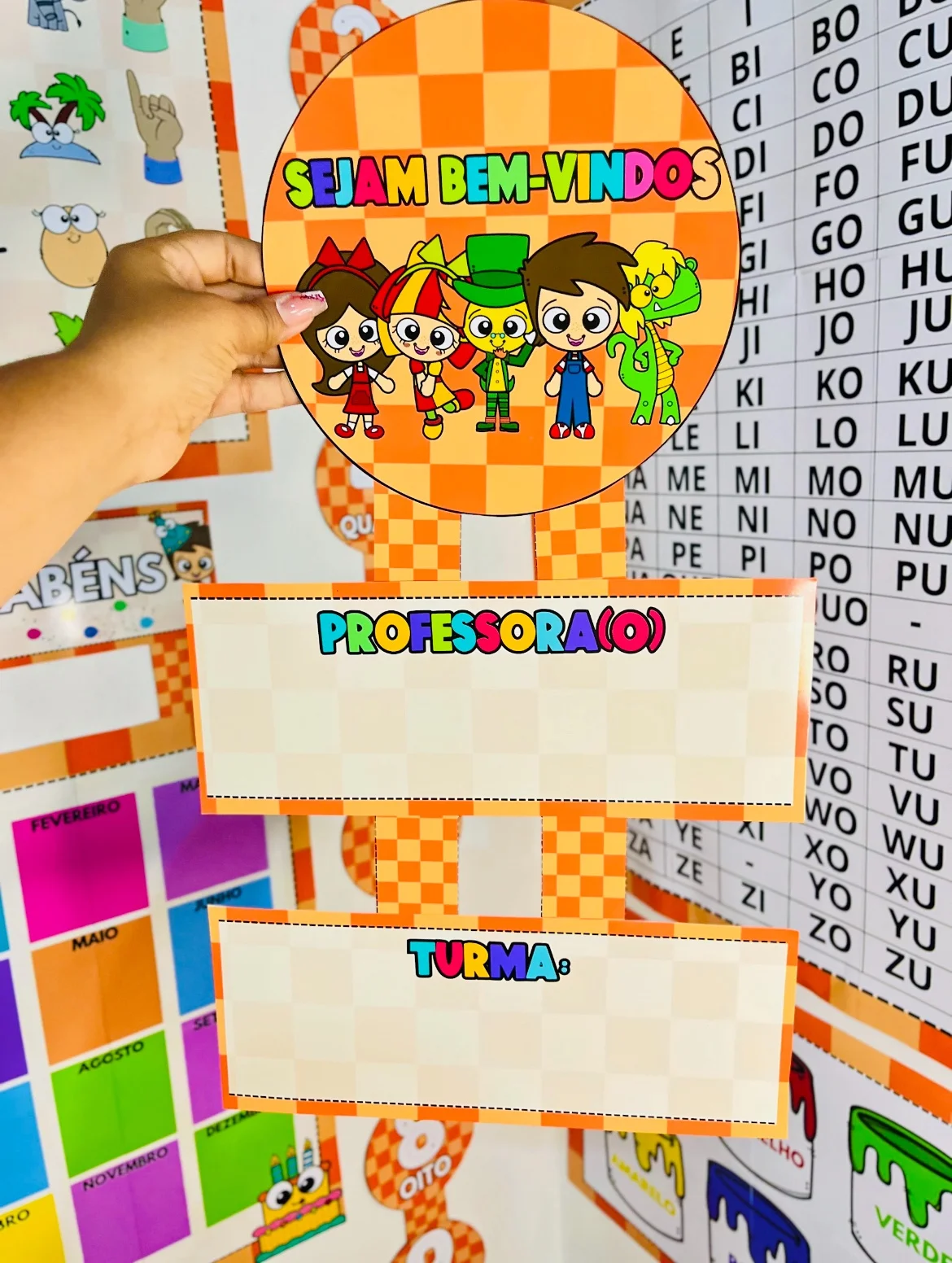 Kit sala sítio do pica pau amarelo — amostra 3: Kit Sala de Aula – Turma do Sítio do Pica-Pau Amarelo Crie uma sala de aula…