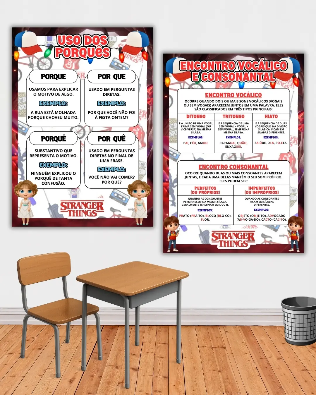 KIT SALA STRANGER THINGS - ENSINO FUNDAMENTAL — amostra 6: Nosso Kit de Painéis Pedagógicos traz todo o conteúdo essencial… KIT SALA STRANGER THINGS - ENSINO FUNDAMENTAL — amostra 6: Nosso Kit de Painéis Pedagógicos traz todo o conteúdo essencial…