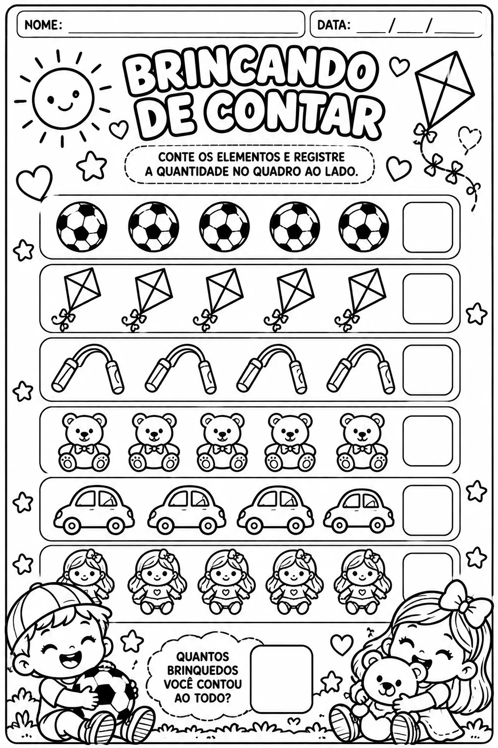 Kit Semana da Criança Educação Infantil ao 2º Ano – 6 Atividades — amostra 5: Kit com 6 atividades especiais para Semana da…