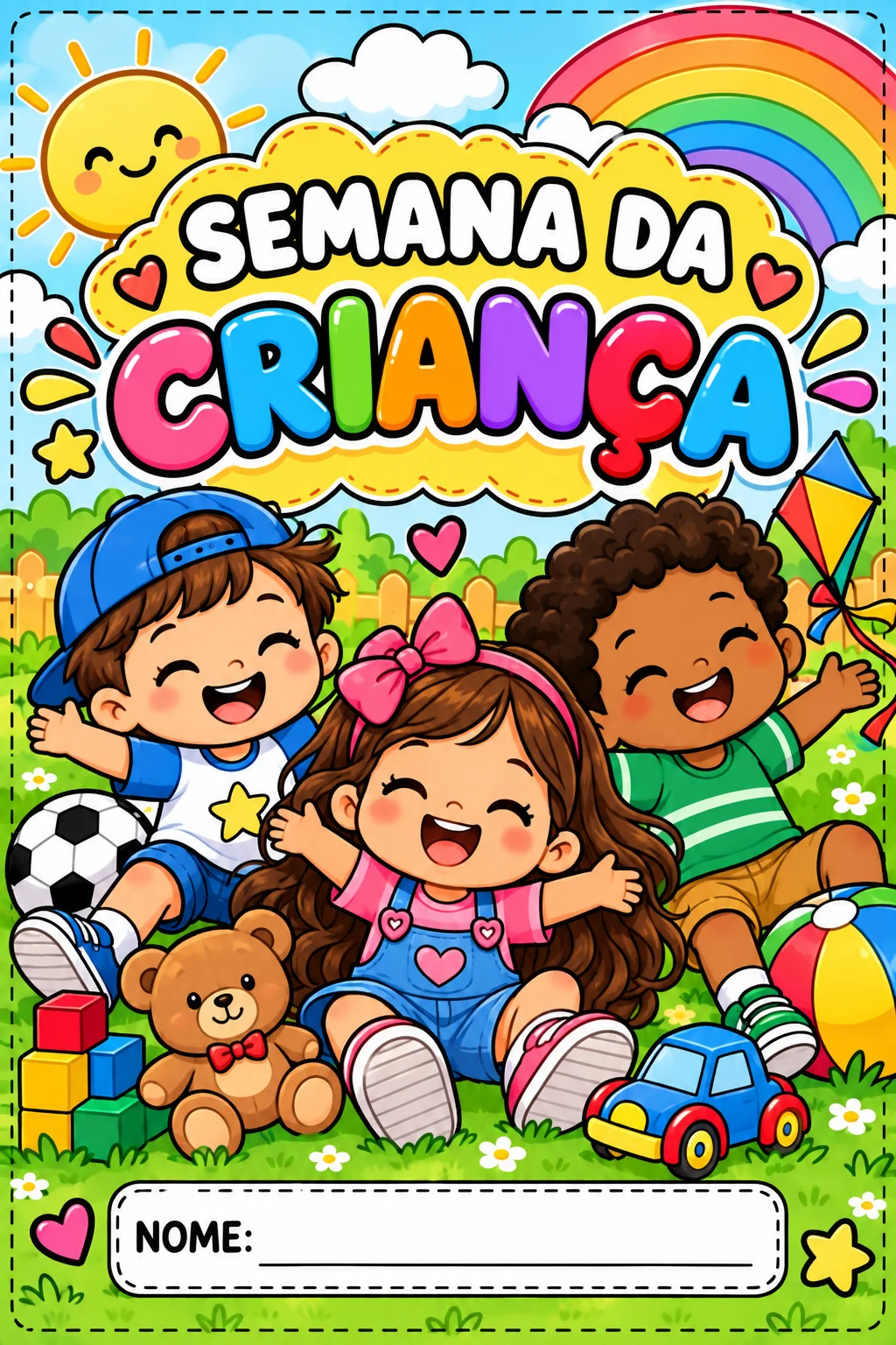 Kit Semana da Criança Educação Infantil ao 2º Ano – 6 Atividades — capa do material