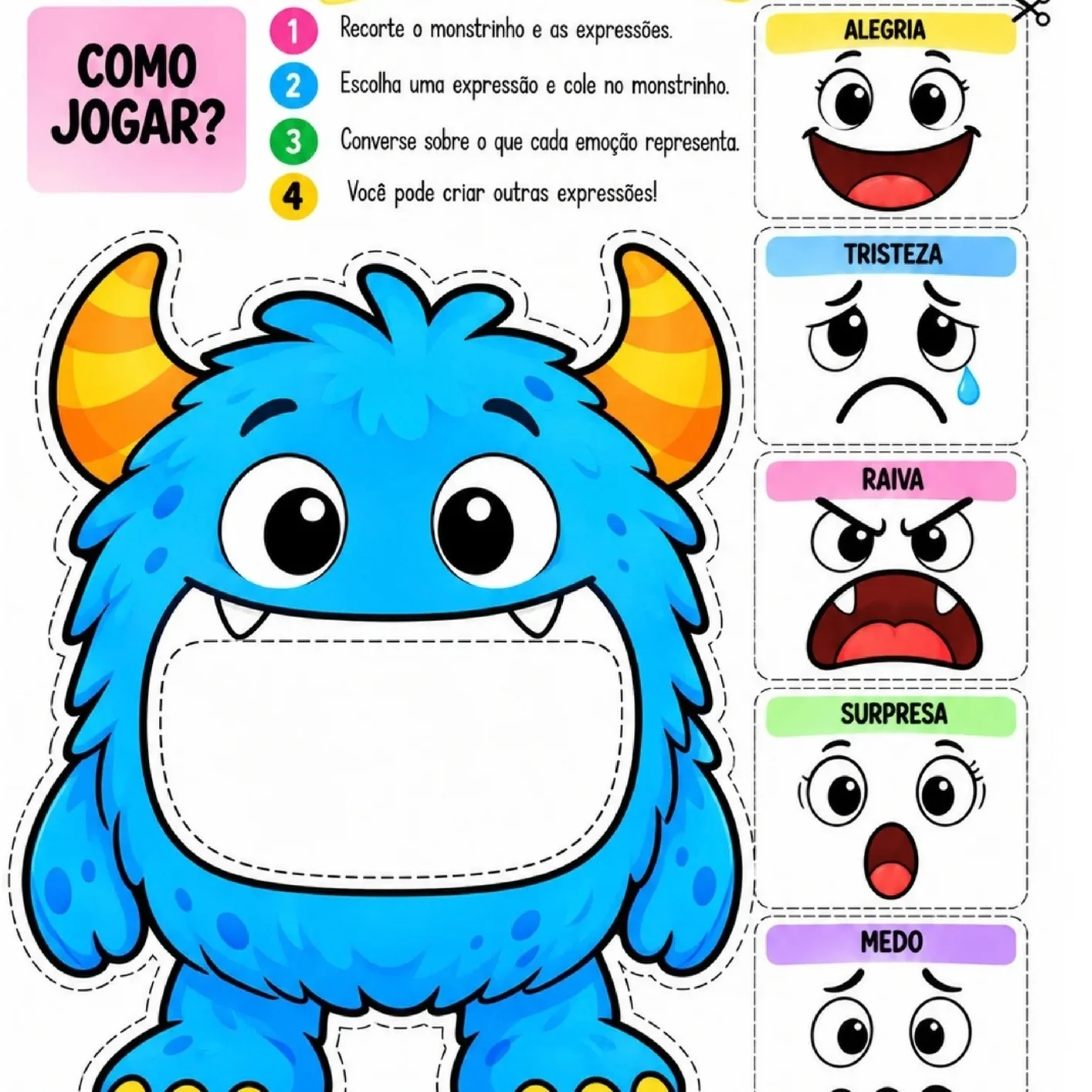Kit Semana da Criança Feliz — 10 Atividades Lúdicas em PDF — amostra 4: Organize 5 dias de diversão com 10 atividades…