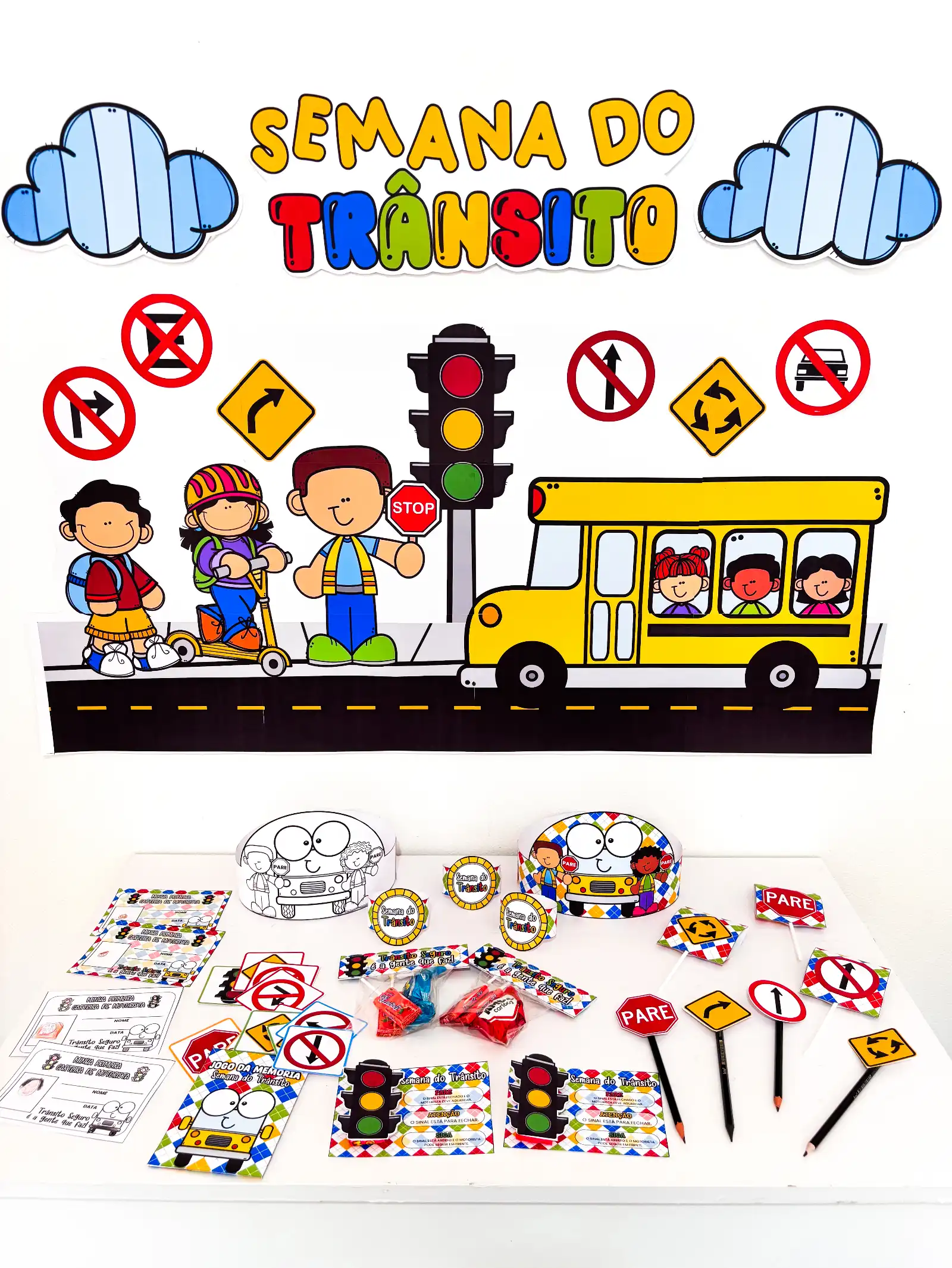 Kit Semana do Trânsito: Educação Infantil e Anos Iniciais — capa do material