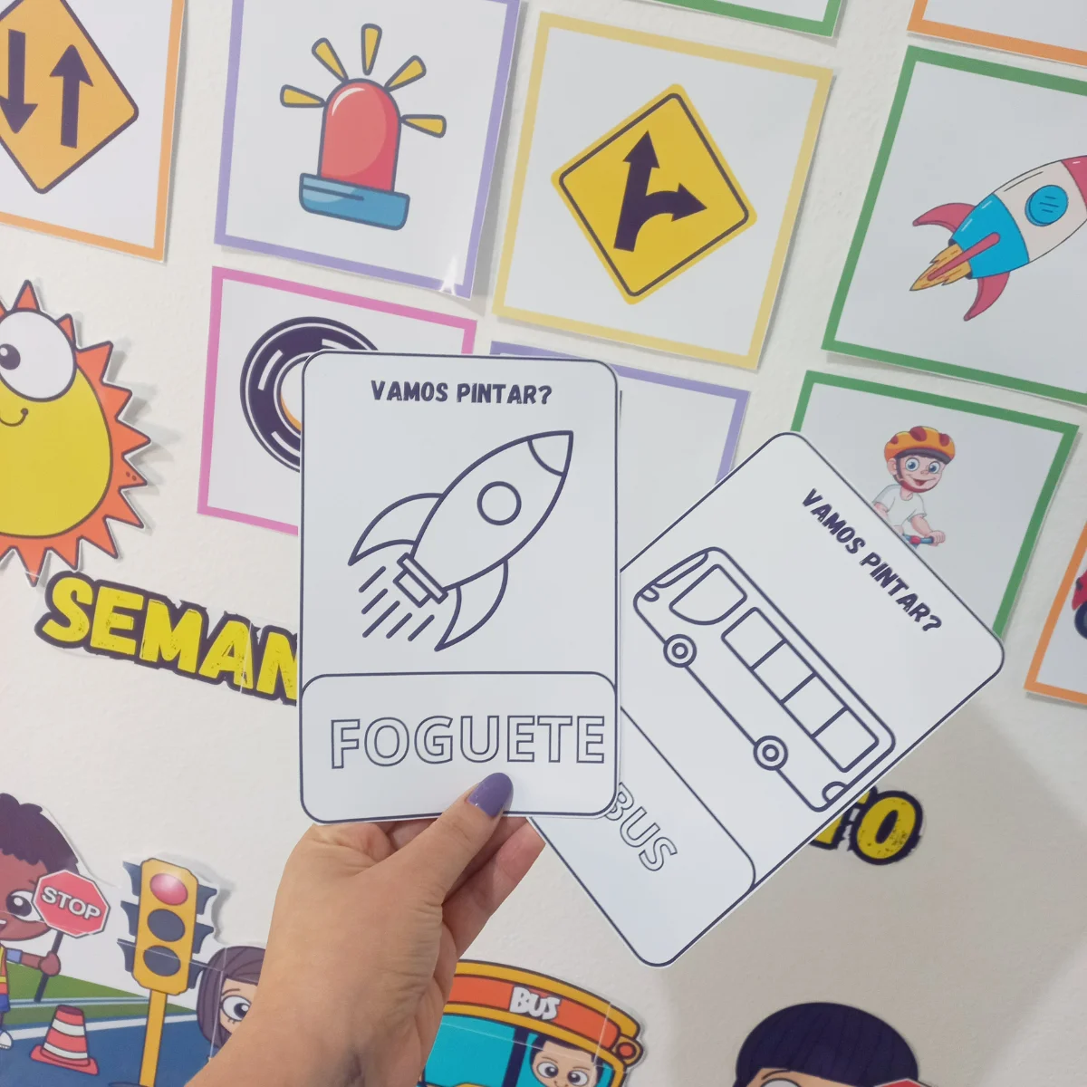 Kit Semana do trânsito – Material Pedagógico — amostra 2: Um recurso completo e lúdico para trabalhar educação no trânsito…