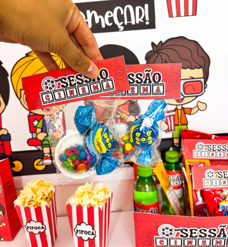 Kit Sessão Cinema | em PDF Dia das Crianças do Pré ao 5° ano — amostra 2: Kit Sessão Cinema que vai transformar a sua…