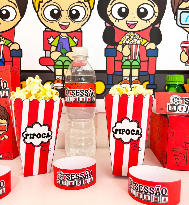 Kit Sessão Cinema | em PDF Dia das Crianças do Pré ao 5° ano — amostra 7: Kit Sessão Cinema que vai transformar a sua…