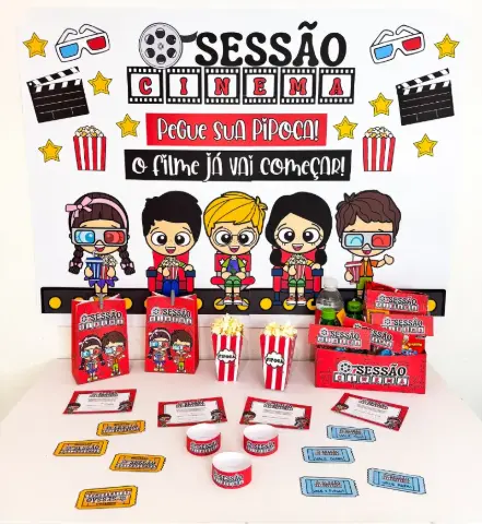 Kit Sessão Cinema | em PDF Dia das Crianças do Pré ao 5° ano — capa do material