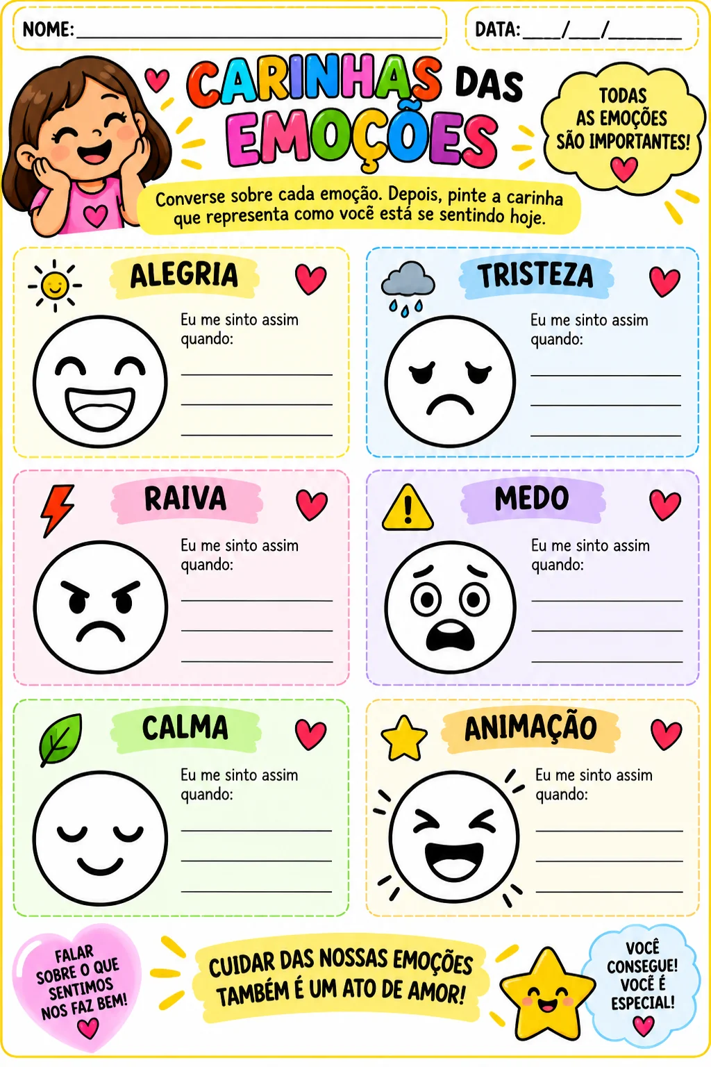 🌻💛 KIT SETEMBRO AMARELO INFANTIL 💛🌻 ALFABETIZAÇÃO INICIAL — amostra 2: O Kit Setembro Amarelo Infantil foi pensado…