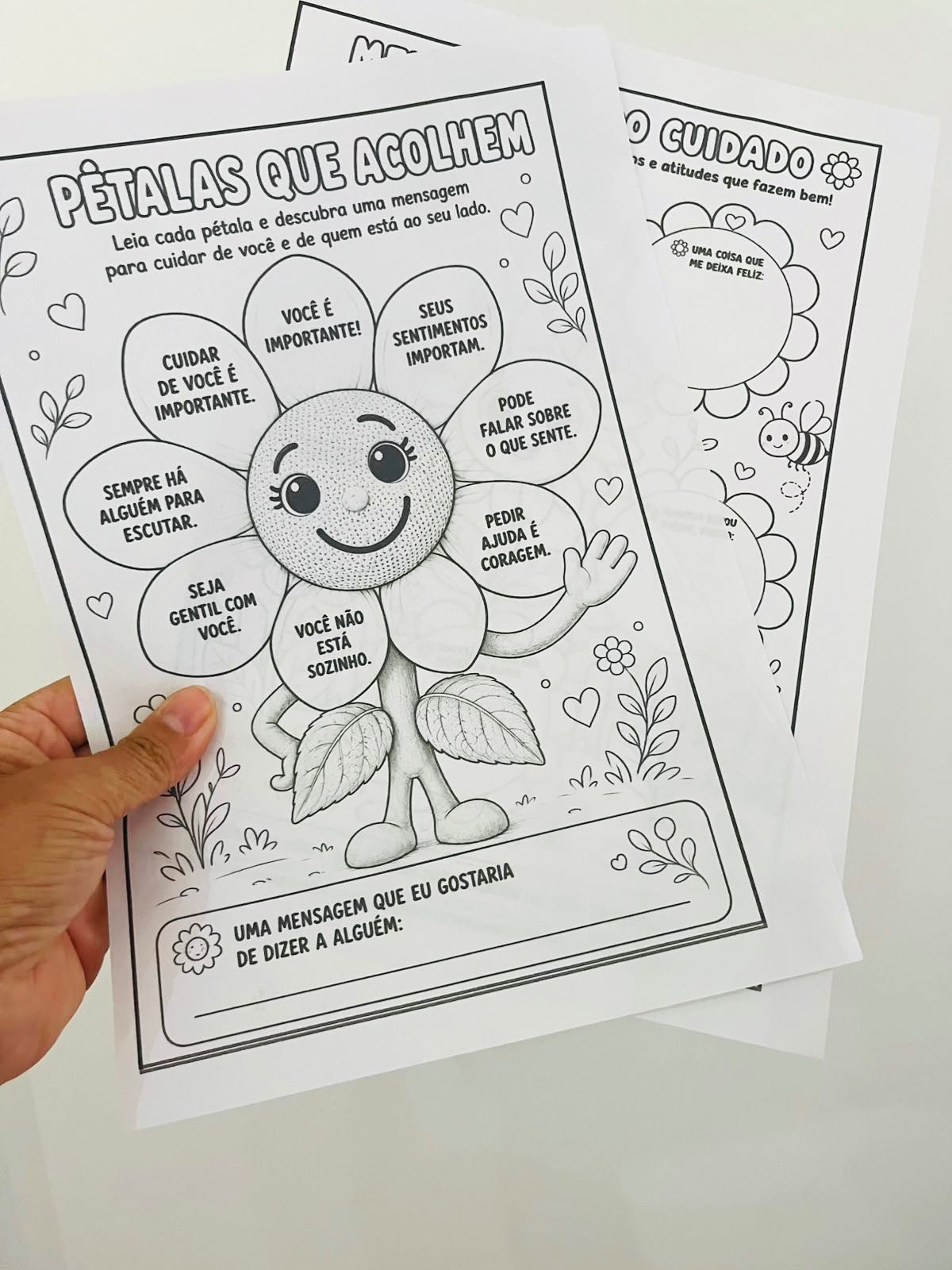 Kit Setembro Amarelo: Painel e Atividades Interativas — amostra 3: Trabalhe sentimentos, empatia, acolhimento e valorização…