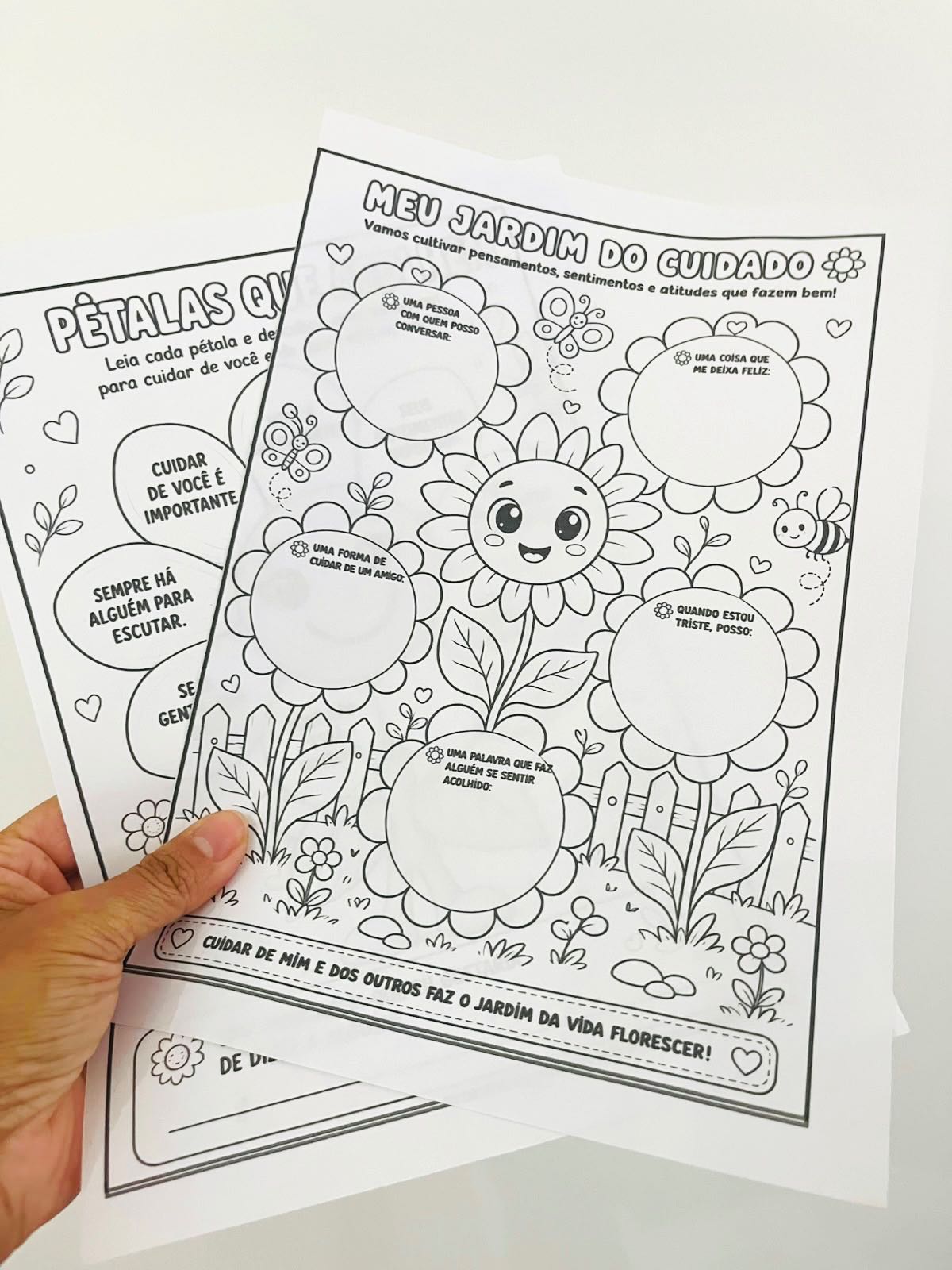 Kit Setembro Amarelo: Painel e Atividades Interativas — amostra 4: Trabalhe sentimentos, empatia, acolhimento e valorização…