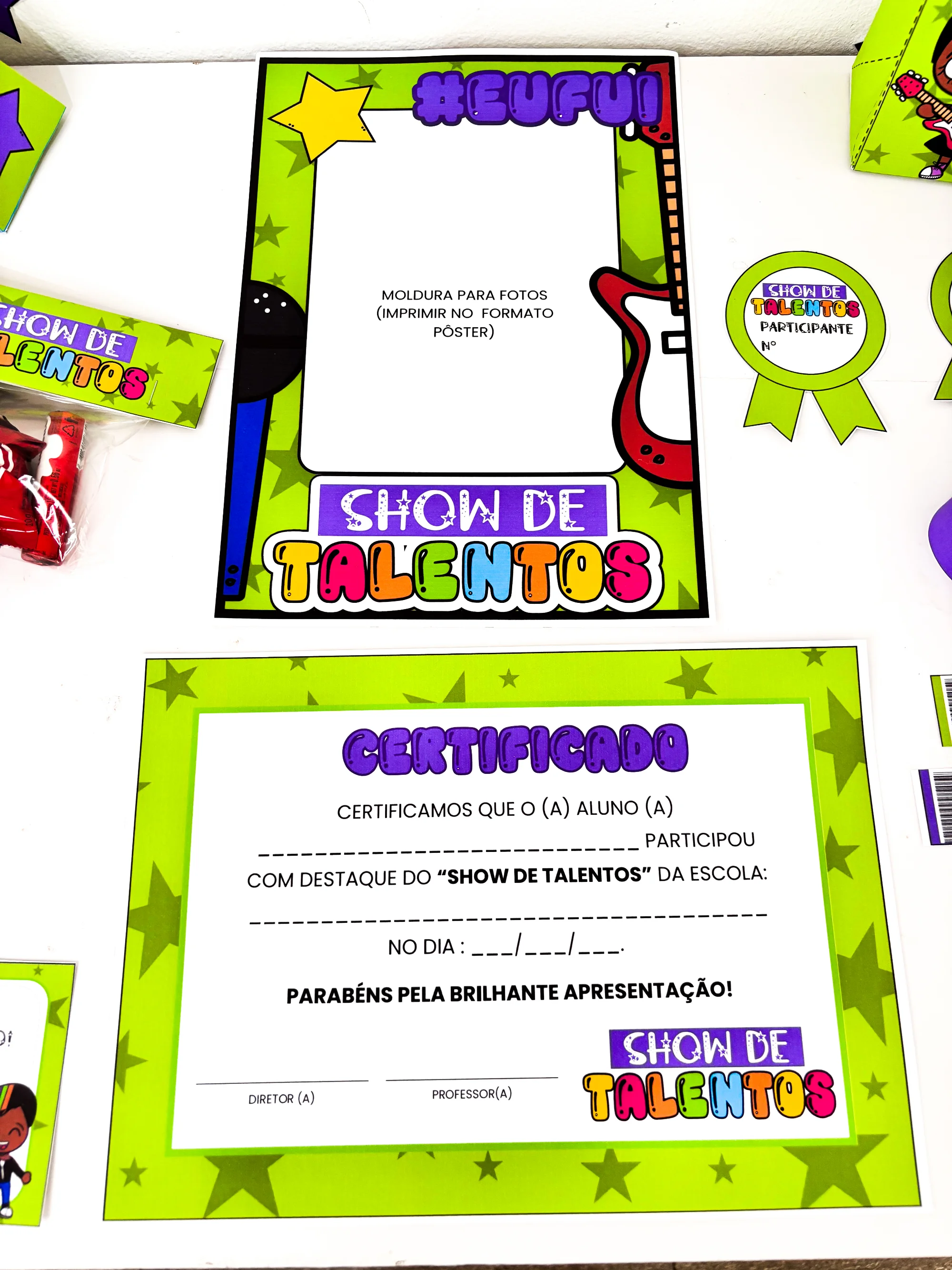 Kit Show de Talentos – Semana da Criança — amostra 2: Transforme a Semana da Criança em um verdadeiro espetáculo com um kit…