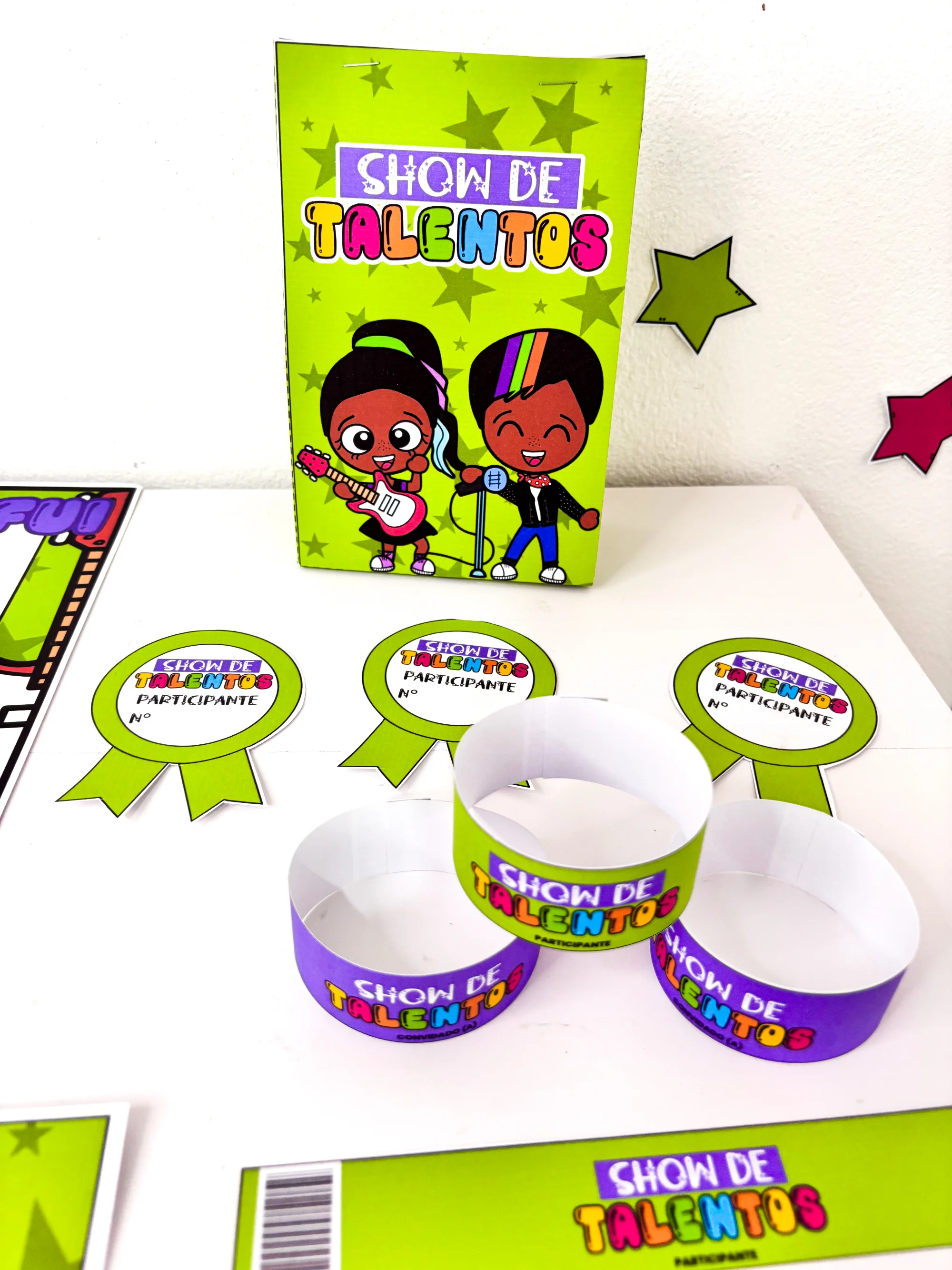 Kit Show de Talentos – Semana da Criança — amostra 3: Transforme a Semana da Criança em um verdadeiro espetáculo com um kit…