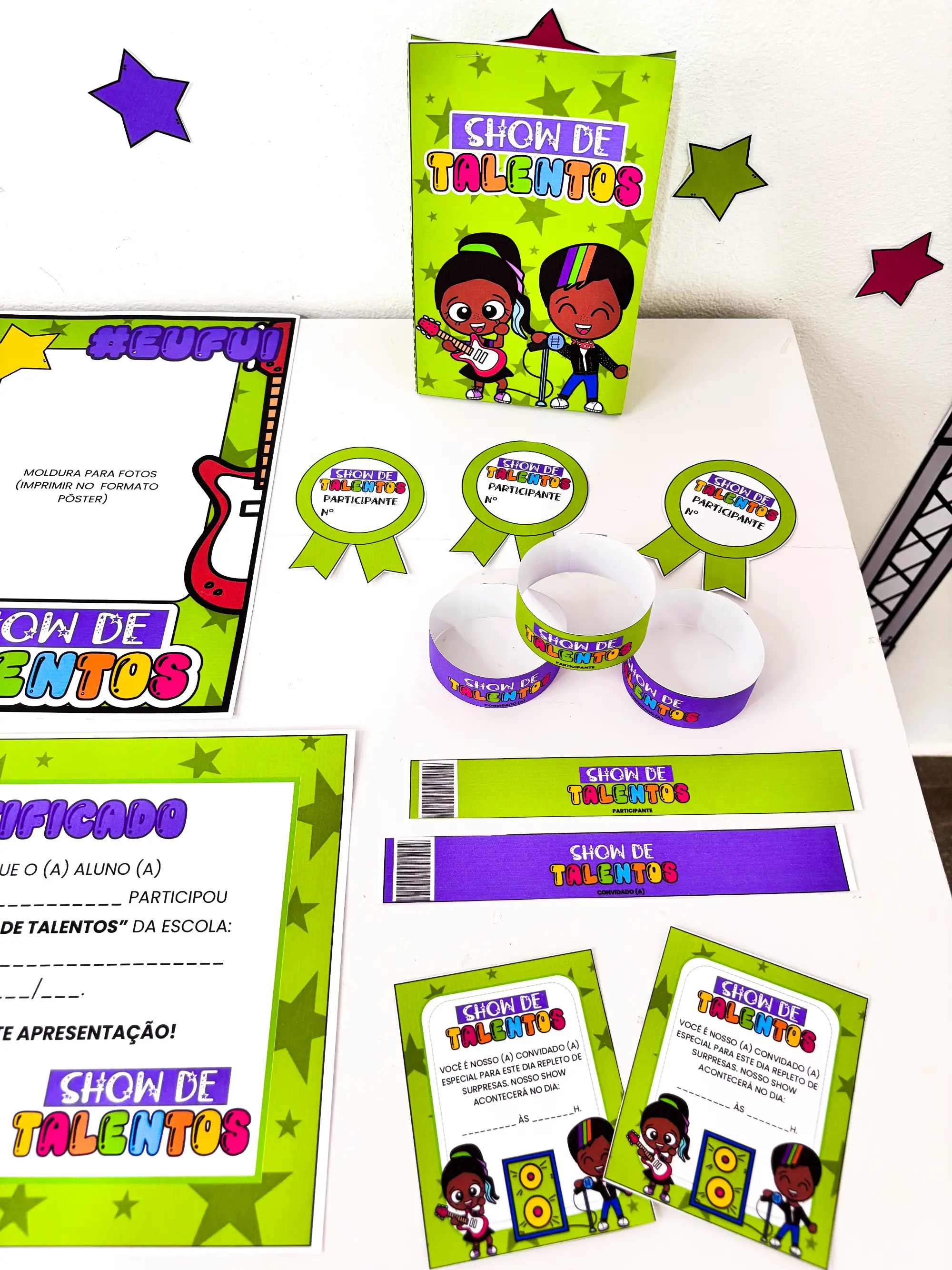 Kit Show de Talentos – Semana da Criança — amostra 6: Transforme a Semana da Criança em um verdadeiro espetáculo com um kit…