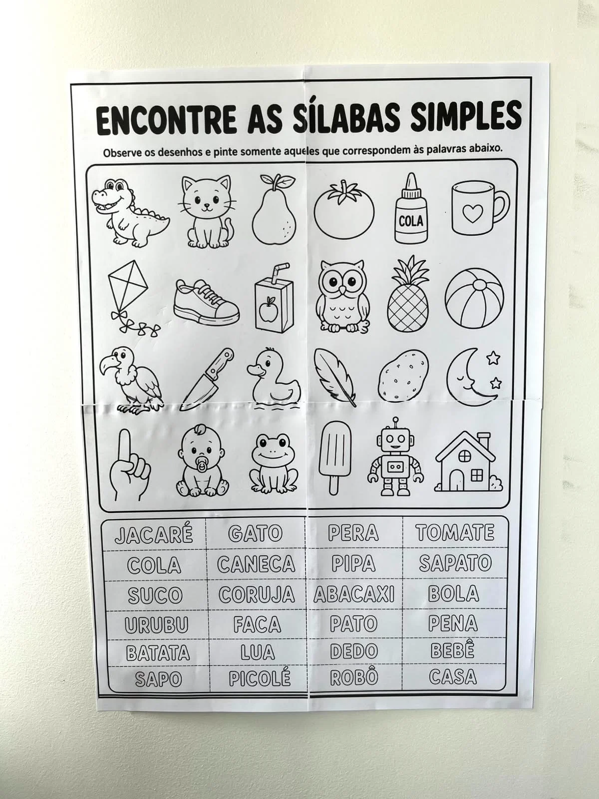 Kit Sílabas Simples e Complexas – Alfabetização | 1º e 2º Ano — amostra 2: Versão CARTAZ GIGANTE