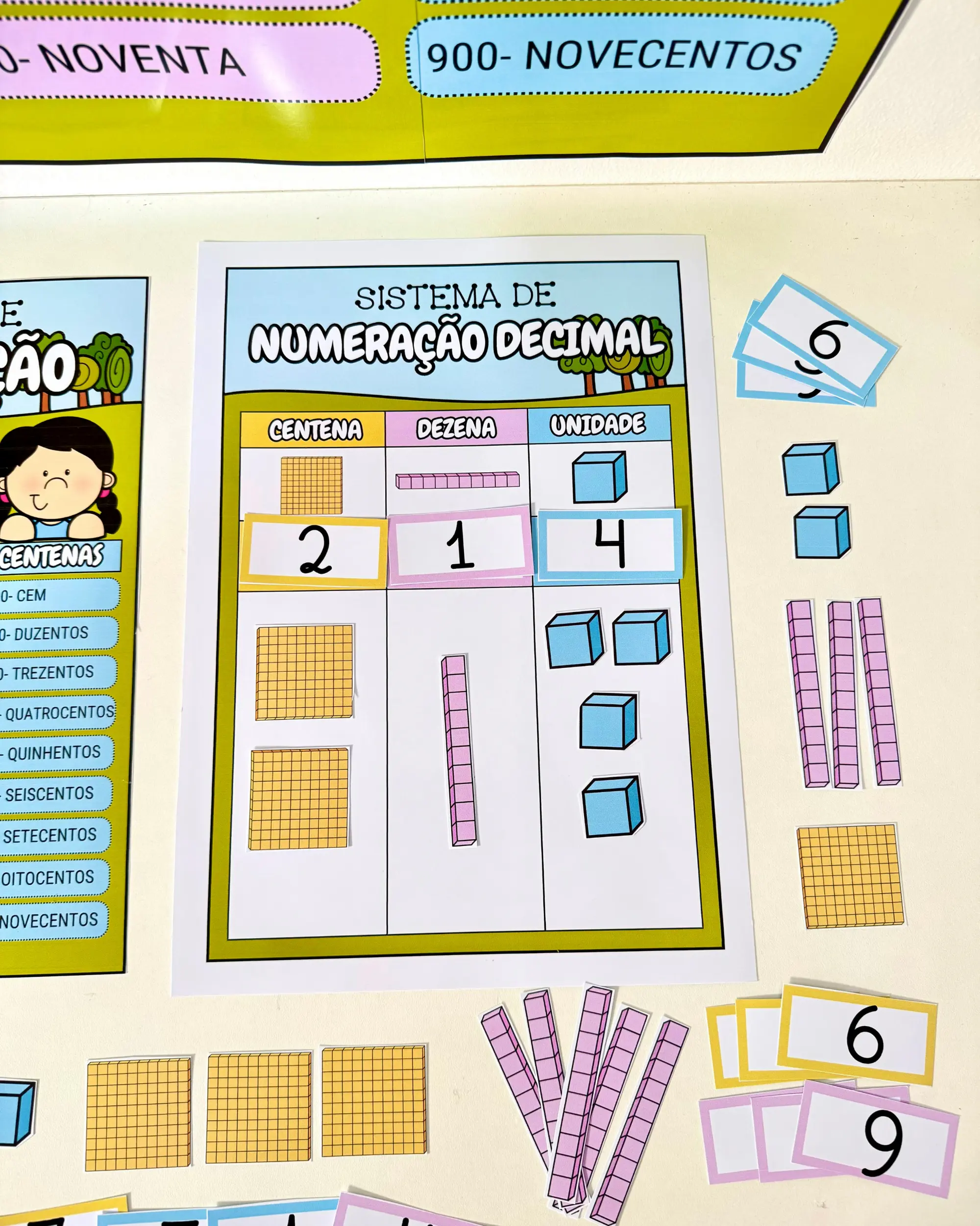 Kit Sistema de Numeração para Educação Infantil e Ensino Fundamental — amostra 6: Kit Sistema de Numeração desenvolvido…