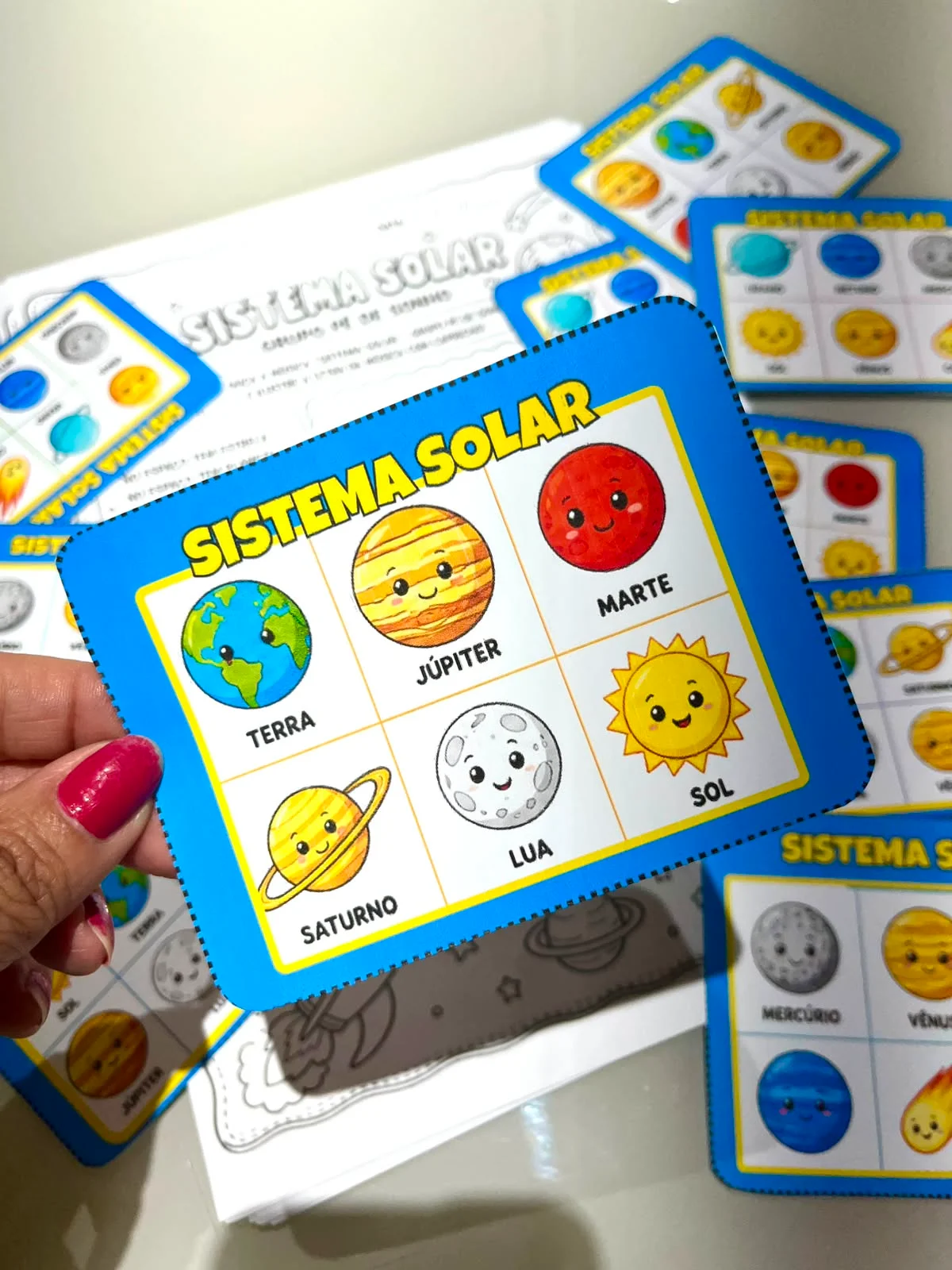 Kit Sistema Solar Anosiniciais e reforço escolar. — amostra 3: As crianças aprendem brincando através de atividades…