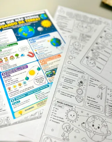 Kit Sistema Solar – Atividades de Ciências com Planetas, Bingo e mais — amostra 6: Kit pedagógico sobre o Sistema Solar com…