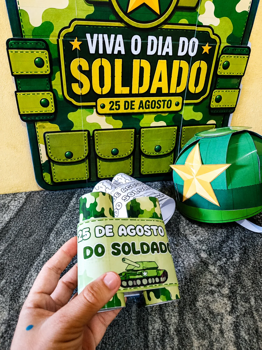 Kit Soldado em Ação – Recurso Lúdico para o Dia do Soldado — amostra 3: Um recurso completo para trabalhar o Dia do Soldado…