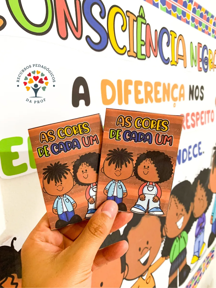 Kit tema “Dia da Consciência Negra” — amostra 3: Kit tema “Dia da Consciência Negra” para trabalhar o tema com crianças da…