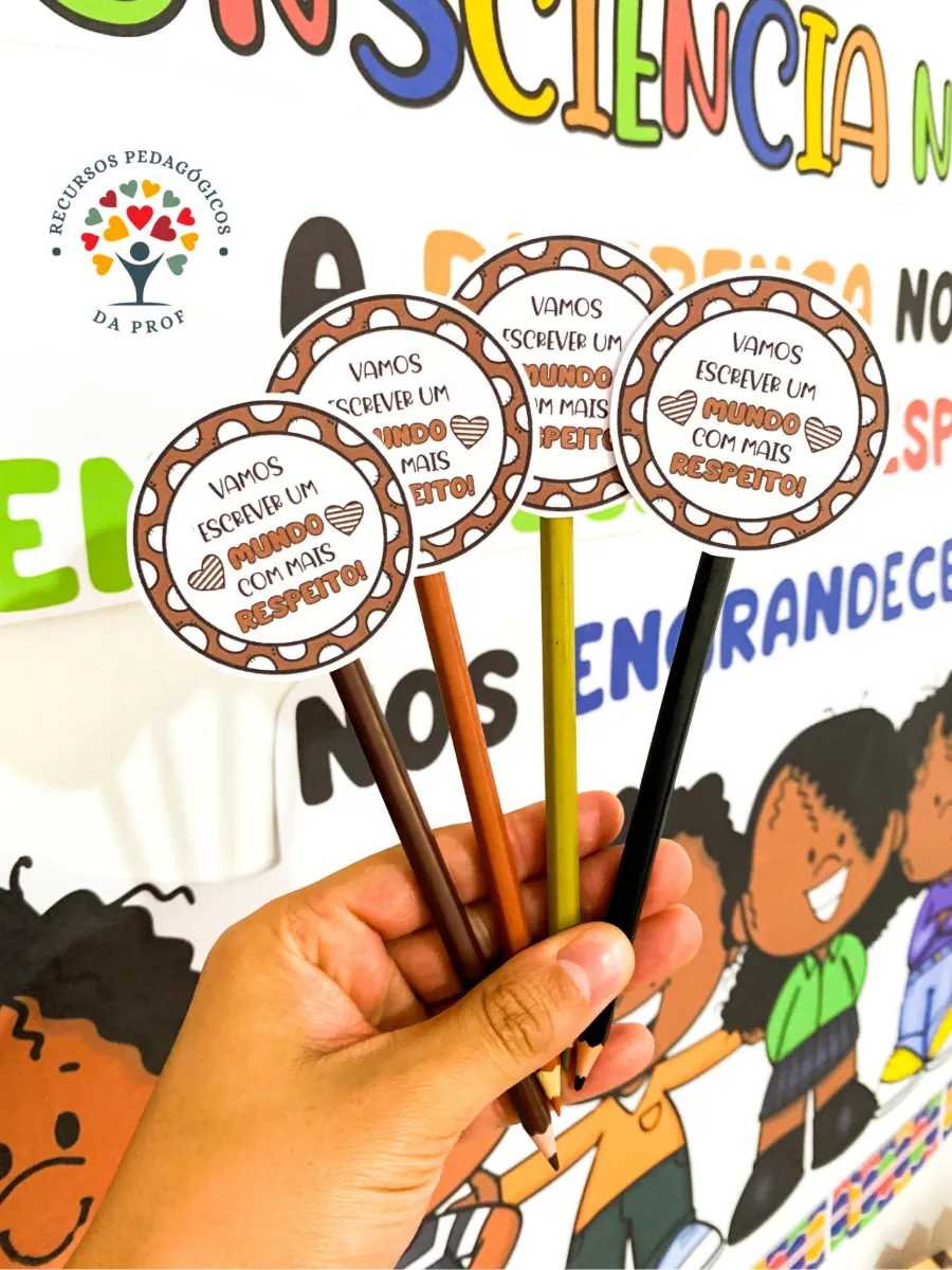 Kit tema “Dia da Consciência Negra” — amostra 5: Kit tema “Dia da Consciência Negra” para trabalhar o tema com crianças da…
