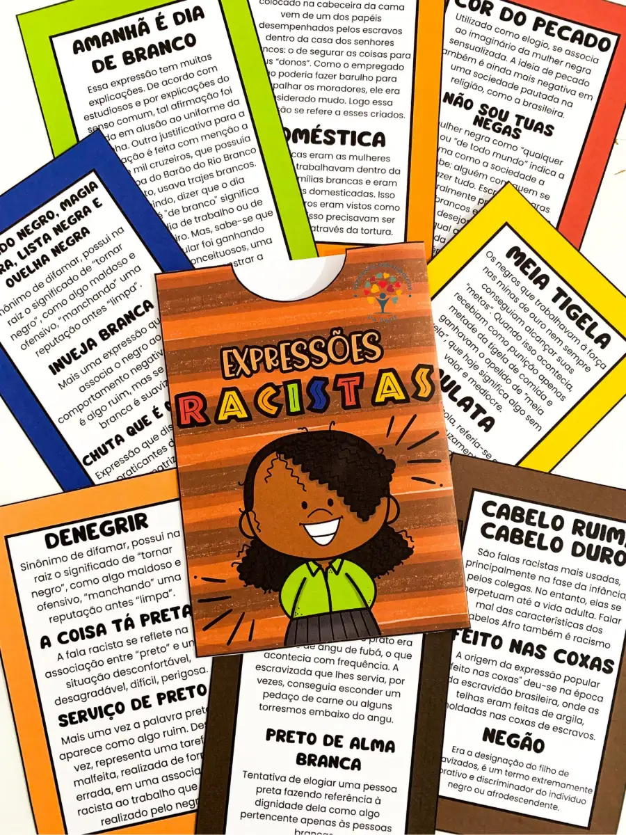 Kit tema “Dia da Consciência Negra” — amostra 7: Kit tema “Dia da Consciência Negra” para trabalhar o tema com crianças da…