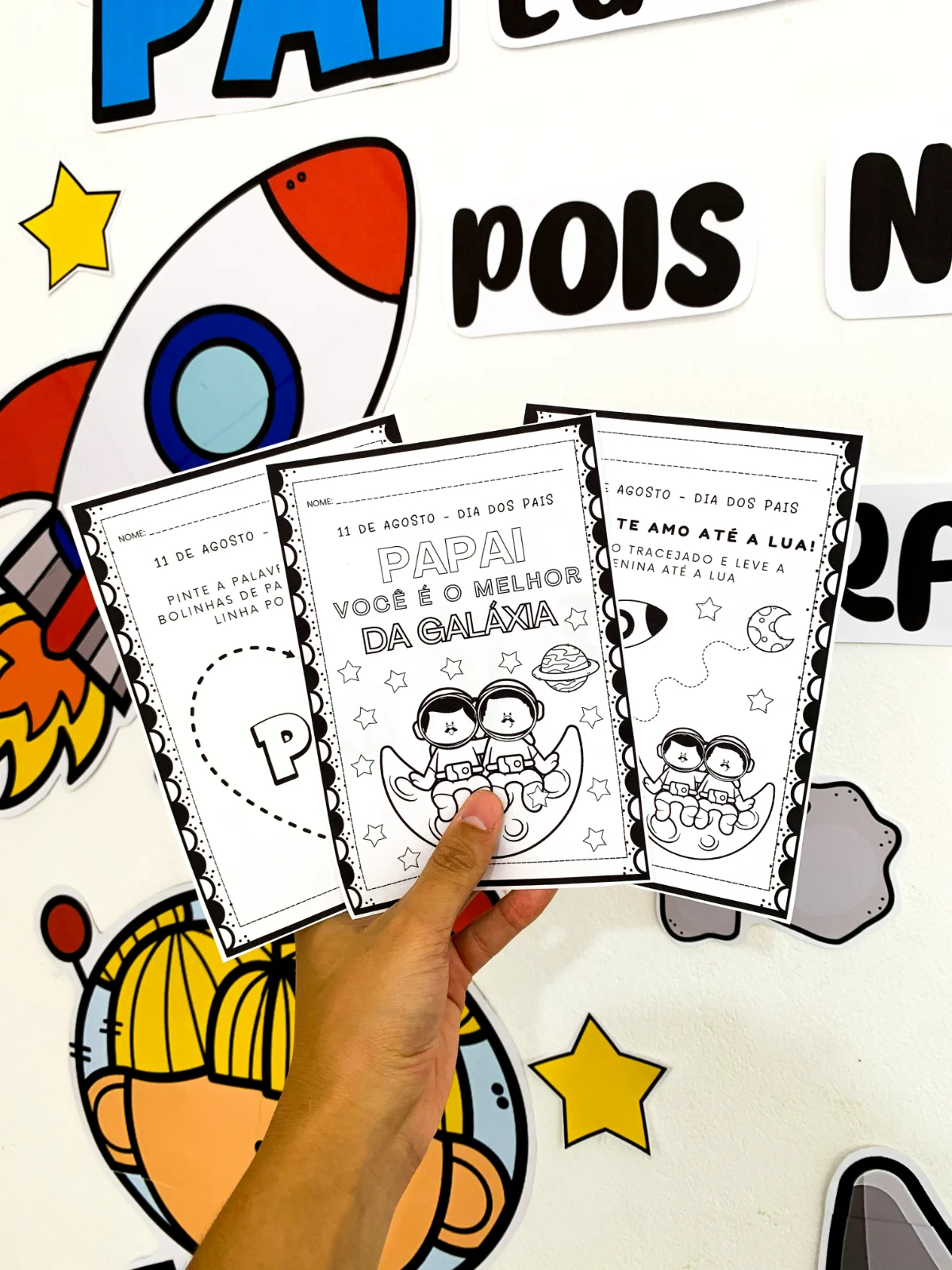 Kit Tema Dia dos Pais – Material Pedagógico — amostra 1: O que vem no material
