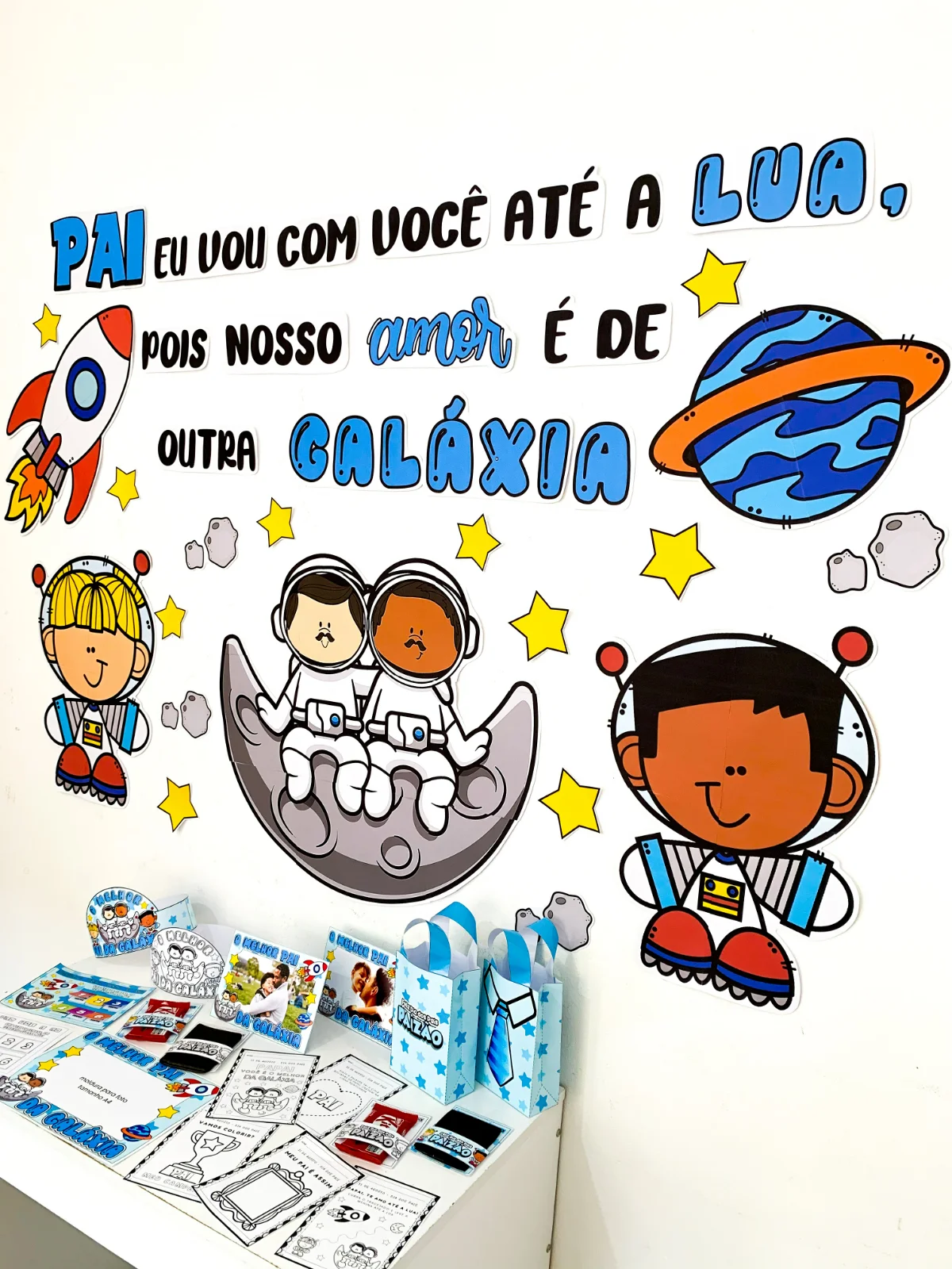 Kit Tema Dia dos Pais – Material Pedagógico — amostra 6: Kit Tema Dia dos Pais para trabalhar com crianças da Educação…