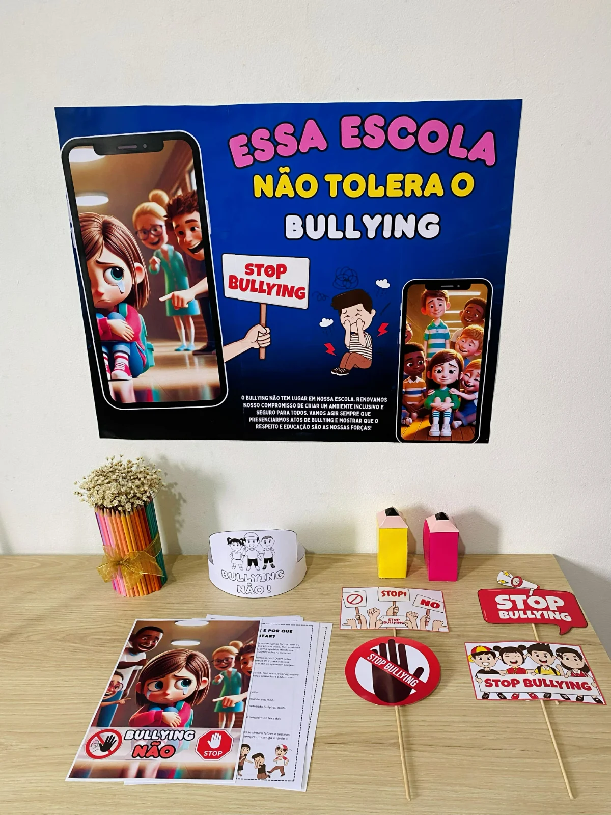 Kit Todos Contra o Bullying – Material Pedagógico — Alfabetização para Educação Infantil: O bullying é um problema sério…