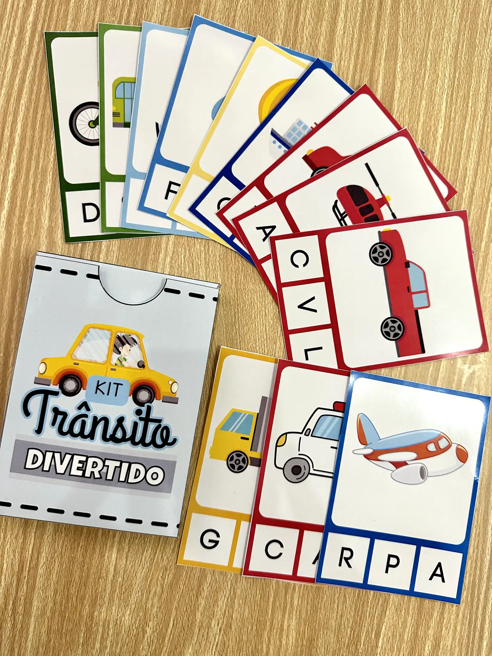 Kit Trânsito Divertido – 4 Jogos e Atividades Lúdicas — amostra 7: Kit Trânsito Divertido com 4 recursos lúdicos para…