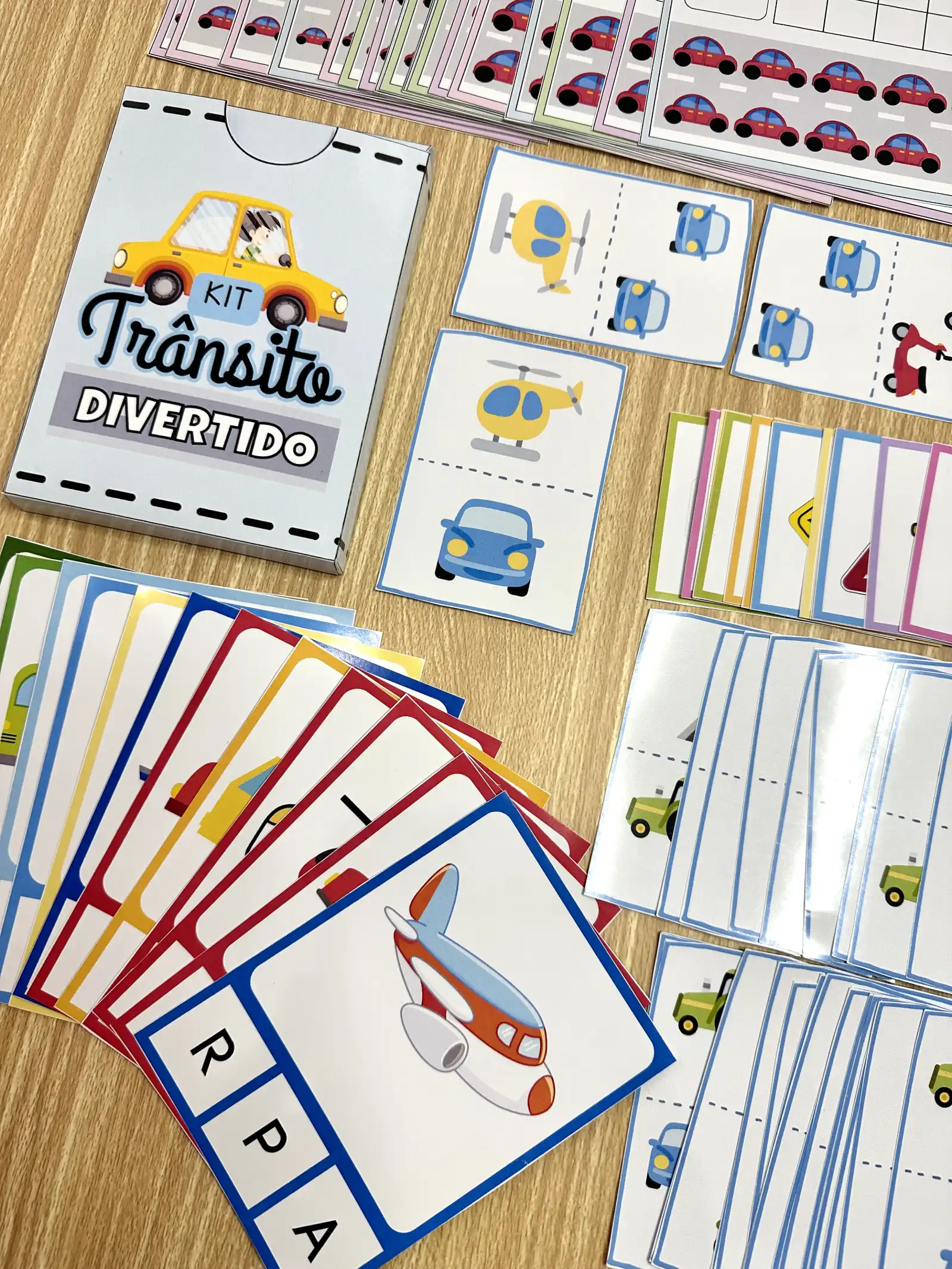Kit Trânsito Divertido – 4 Jogos e Atividades Lúdicas — Datas comemorativas para Educação Infantil: Kit Trânsito Divertido…