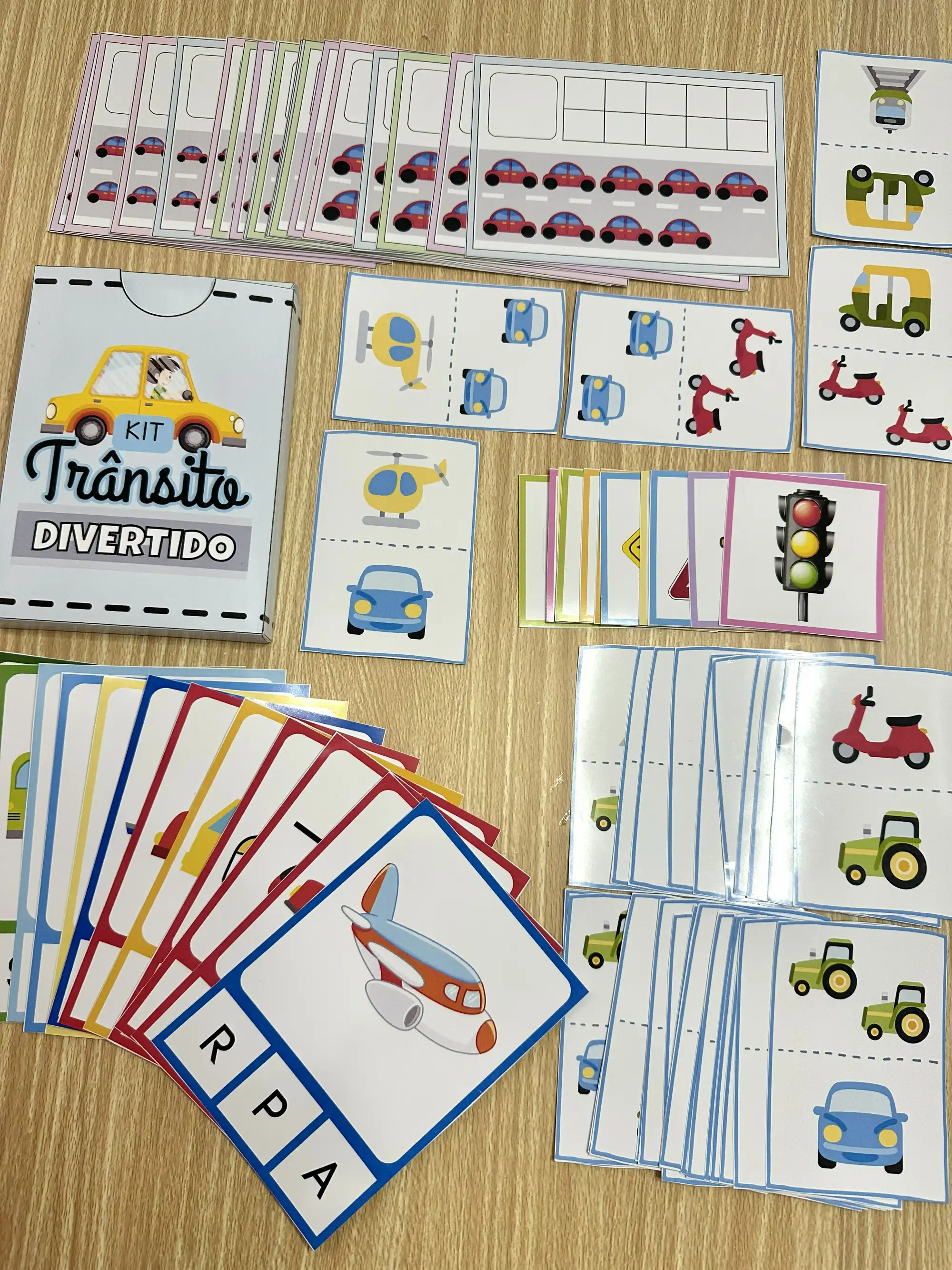 Kit Trânsito Divertido – Atividades Lúdicas para Educação Infantil — amostra 5: Kit Trânsito Divertido: uma proposta…