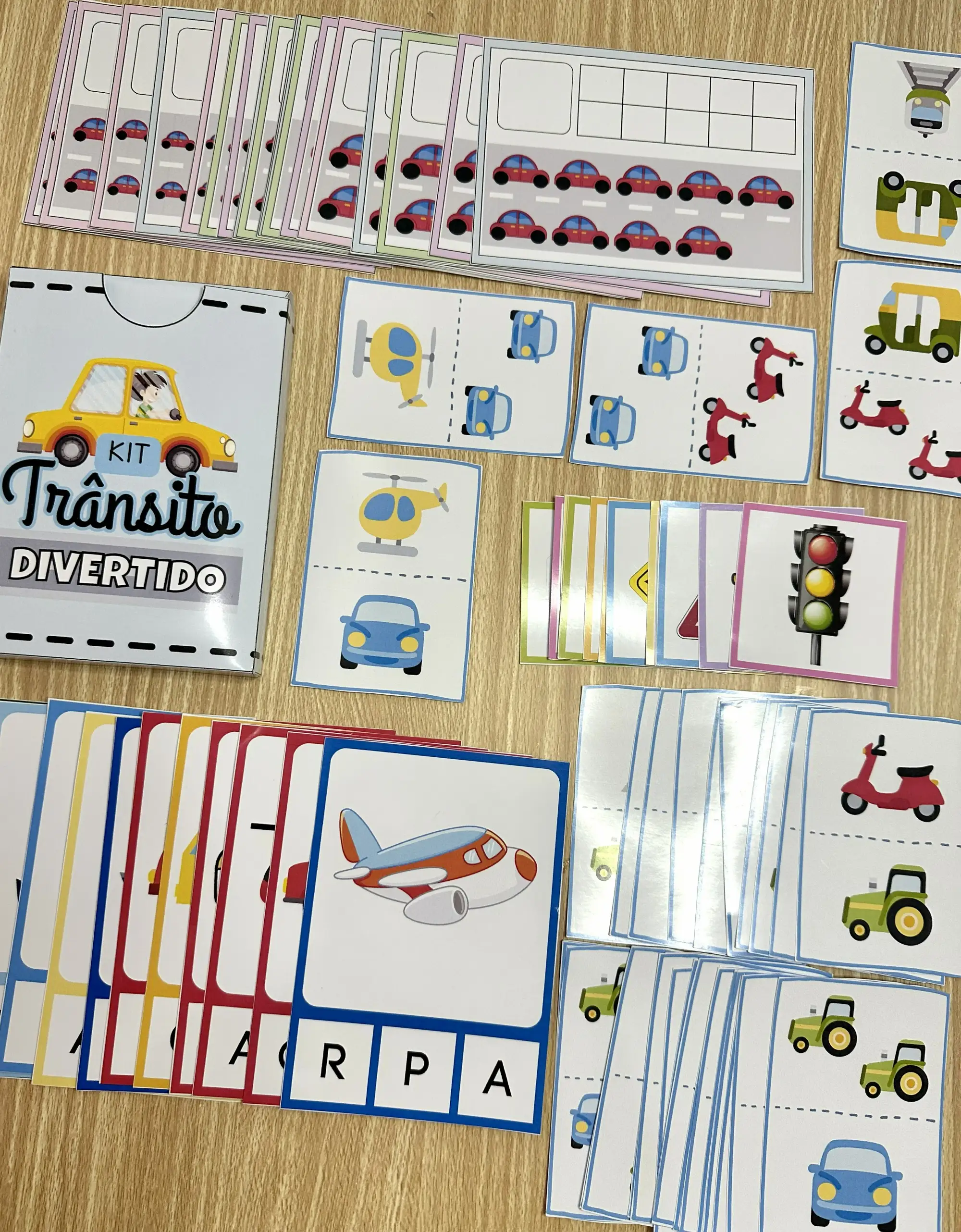 Kit Trânsito Divertido – Atividades Lúdicas para Educação Infantil — amostra 6: Kit Trânsito Divertido: uma proposta…