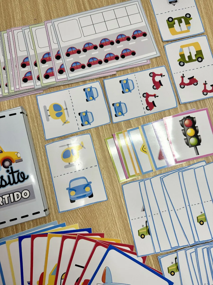 Kit Trânsito Divertido – Atividades Lúdicas para Educação Infantil — amostra 6: Kit Trânsito Divertido: uma proposta…
