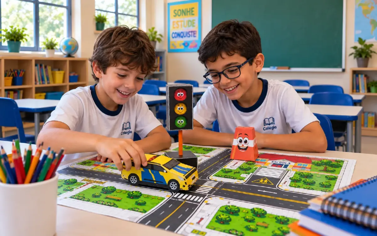 Kit Trânsito para Imprimir e Montar – Trânsito Divertido — Jogos pedagógicos para Educação Infantil: Kit Trânsito Divertido…