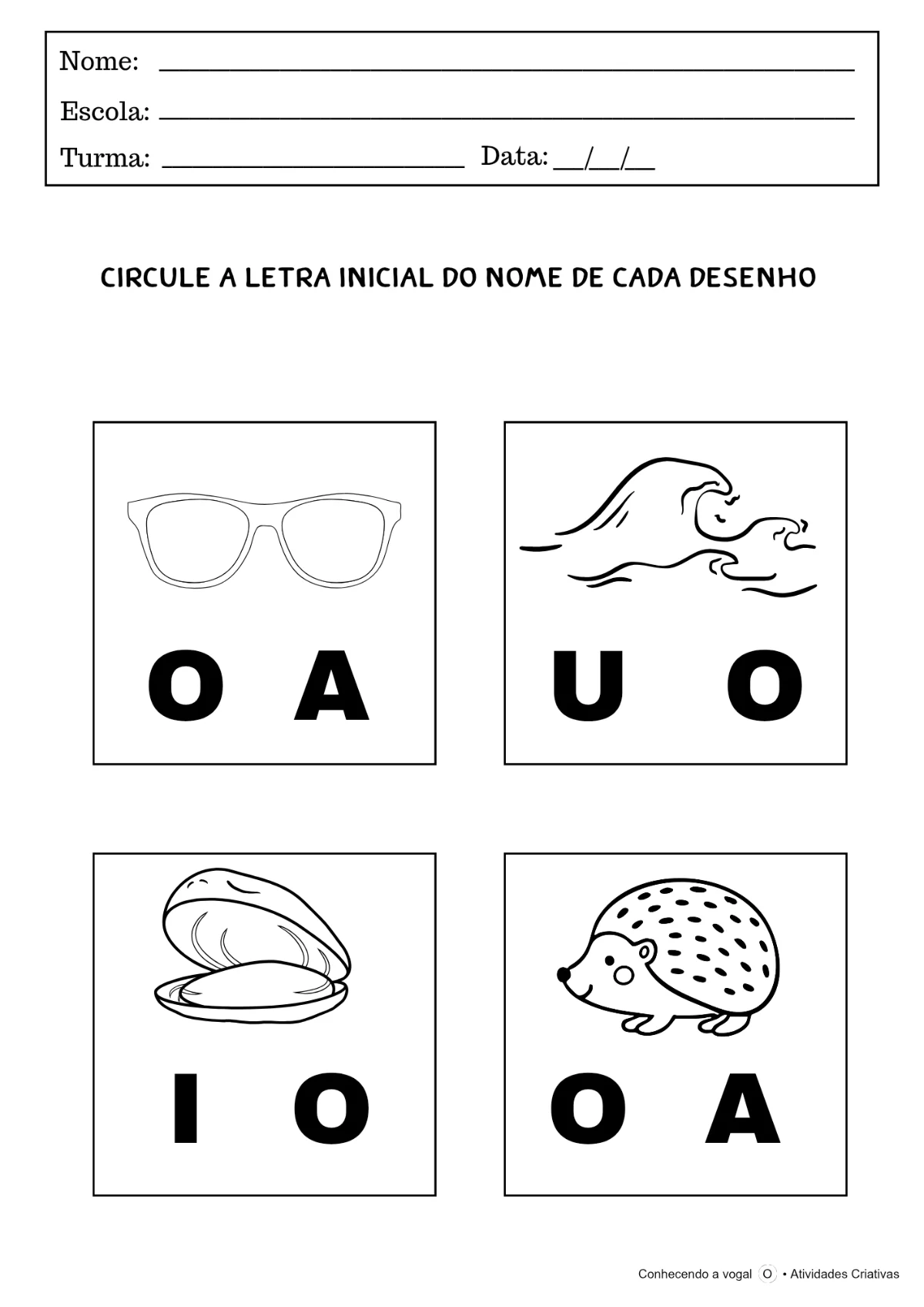 Kit Vogais Educação Infantil | Atividades em PDF — amostra 6: Kit Vogais Educação Infantil | 25 Atividades em PDF para… Kit Vogais Educação Infantil | Atividades em PDF — amostra 6: Kit Vogais Educação Infantil | 25 Atividades em PDF para…
