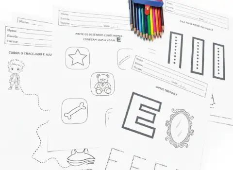 Kit Vogais Educação Infantil | Atividades em PDF — amostra 4: Kit Vogais Educação Infantil | 25 Atividades em PDF para… Kit Vogais Educação Infantil | Atividades em PDF — amostra 4: Kit Vogais Educação Infantil | 25 Atividades em PDF para…