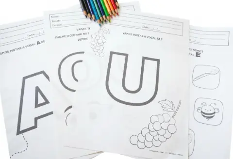 Kit Vogais Educação Infantil | Atividades em PDF — capa do material