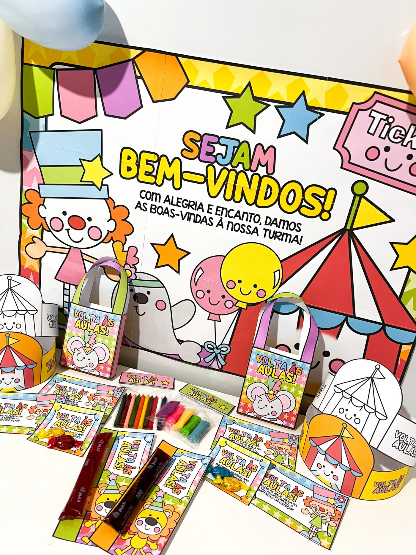 Kit volta às aulas circo da alegria — amostra 2: Kit Volta às Aulas: Circo da Alegria O Kit Volta às Aulas: Circo da…