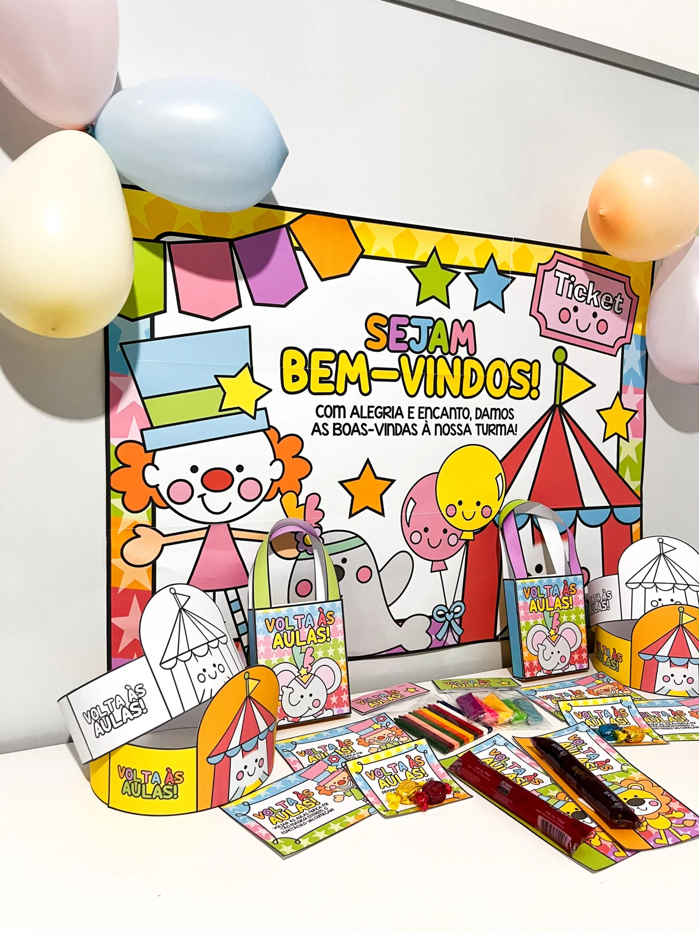 Kit volta às aulas circo da alegria — amostra 3: Kit Volta às Aulas: Circo da Alegria O Kit Volta às Aulas: Circo da…