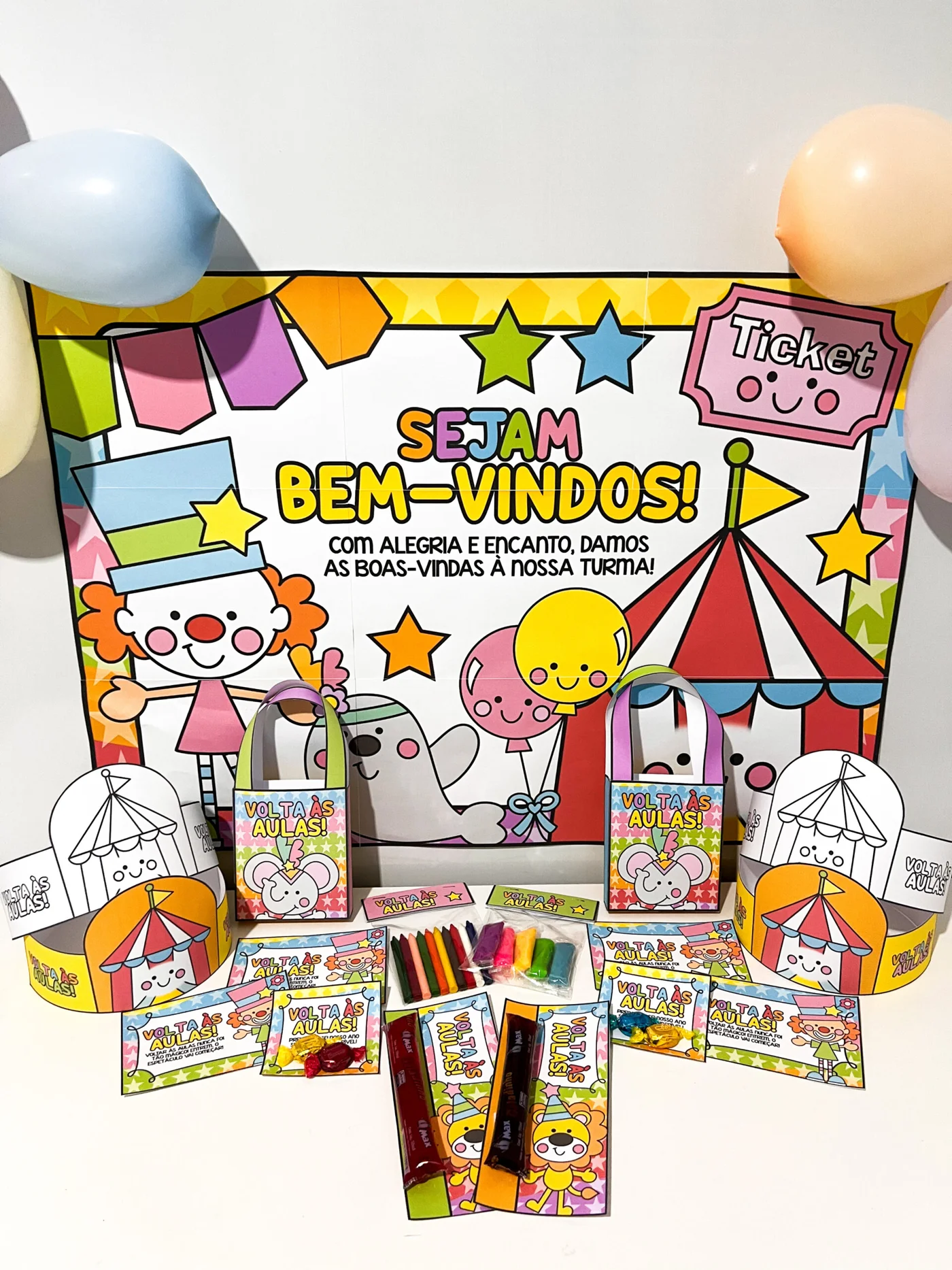 Kit volta às aulas circo da alegria — amostra 4: Kit Volta às Aulas: Circo da Alegria O Kit Volta às Aulas: Circo da…