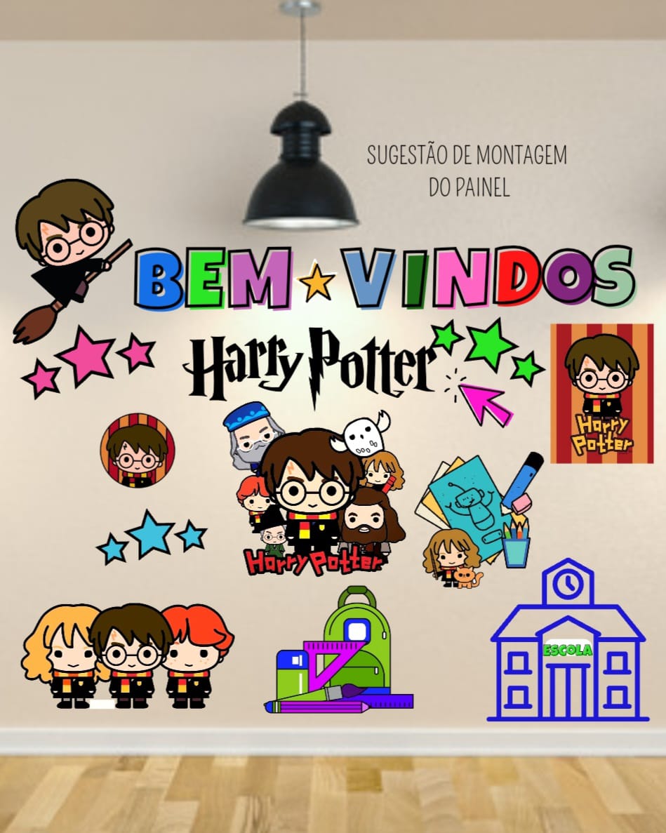 Kit volta às aulas harry potter – PDF para Imprimir — capa do material