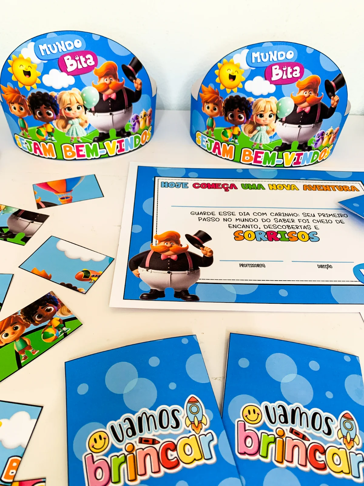 Kit Volta às Aulas – Mundo Bita – PDF para Imprimir — amostra 4: Receba seus alunos com muita alegria e transforme o…