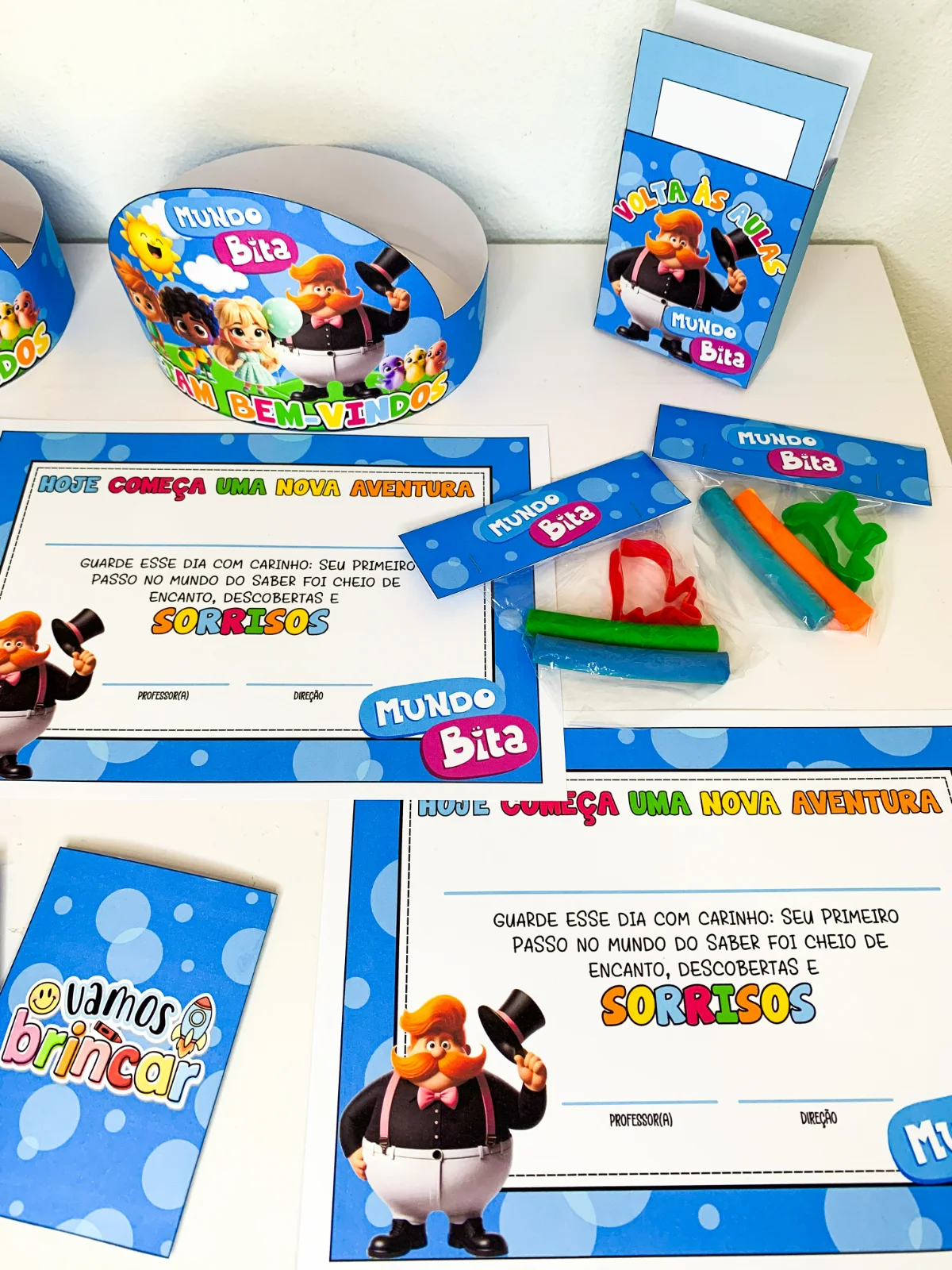 Kit Volta às Aulas – Mundo Bita – PDF para Imprimir — amostra 5: Receba seus alunos com muita alegria e transforme o…