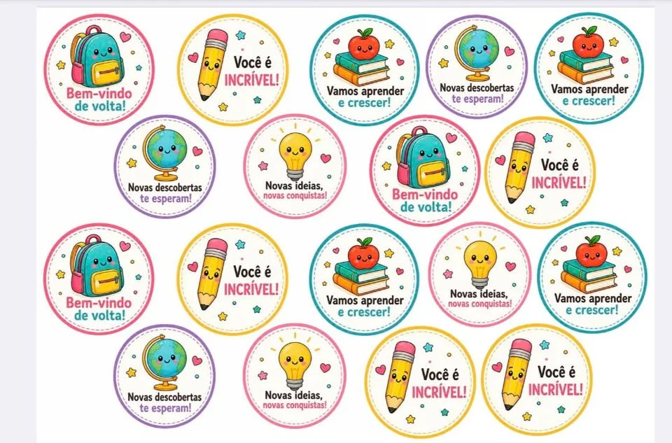 🎒✨Kit Volta às Aulas: O Toque de Carinho Perfeito para Seus Alunos! Em PDF, pronto para imprimir. r🎒✨ — amostra 7:…