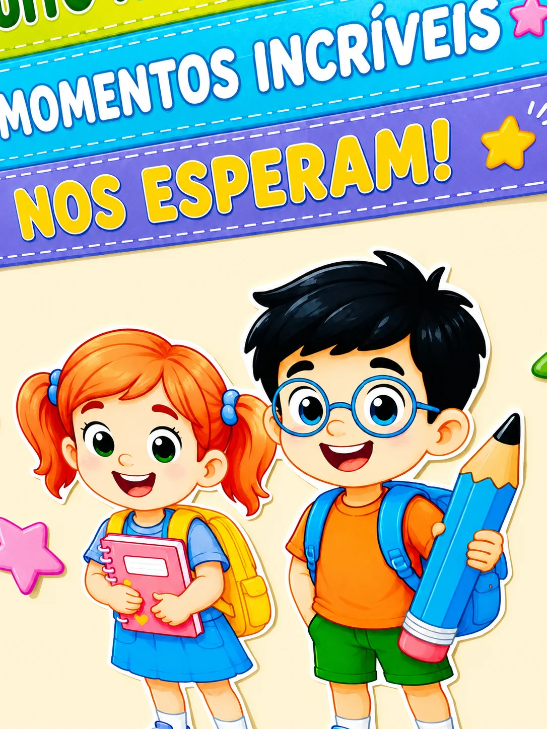 Kit Volta às Aulas - Painel de Porta e Marca Páginas! — amostra 6: Kit para recepcionar os alunos no retorno às aulas Kit Volta às Aulas - Painel de Porta e Marca Páginas! — amostra 6: Kit para recepcionar os alunos no retorno às aulas