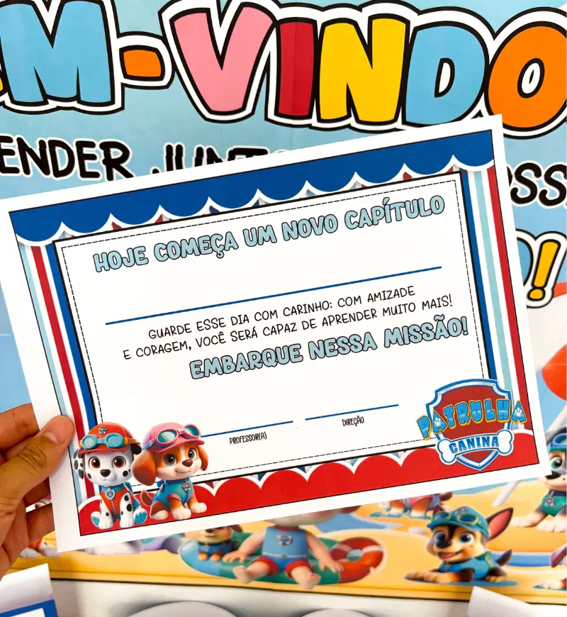 Kit Volta às Aulas Patrulha Canina Pool Party em PDF — amostra 4: Para quem é indicado